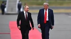 Vladimir Putin e Donald Trump - Foto Ansa © www.giornaledibrescia.it