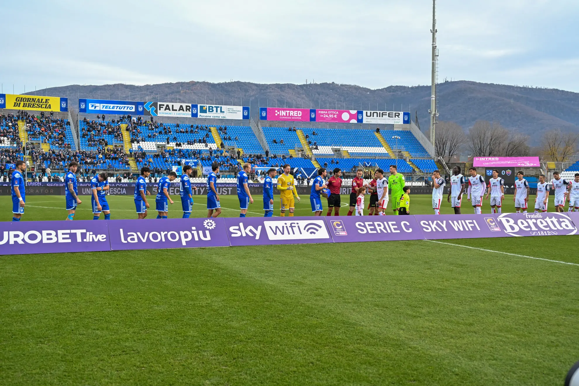 Serie C, gli scatti di Union Brescia-Lumezzane