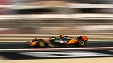 Lando Norris in pista  - Foto Epa © www.giornaledibrescia.it