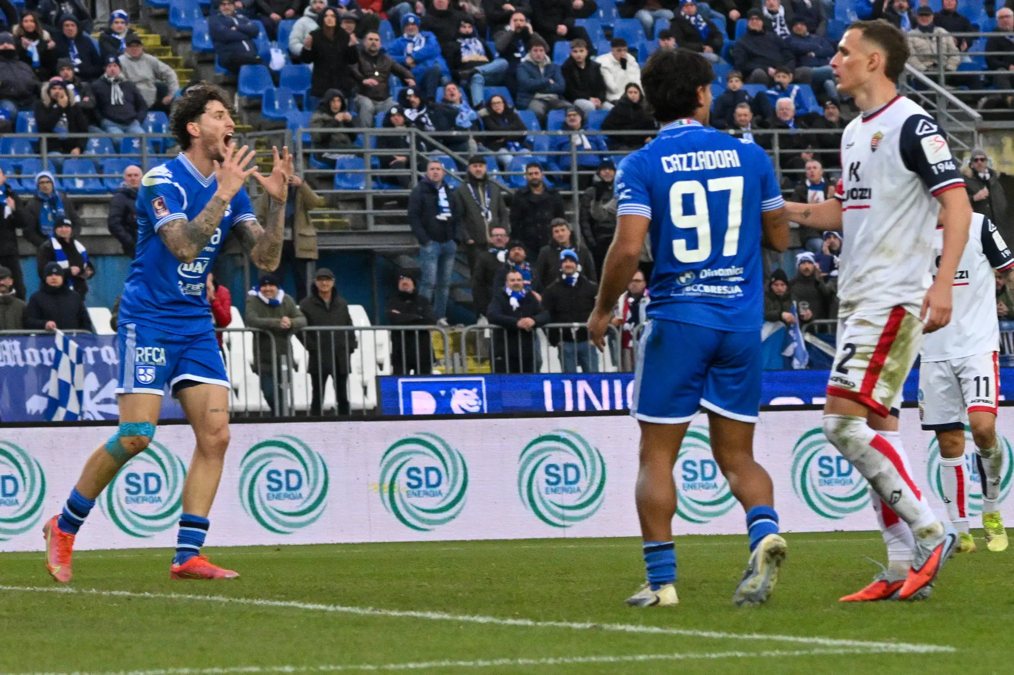 Serie C, gli scatti di Union Brescia-Lumezzane