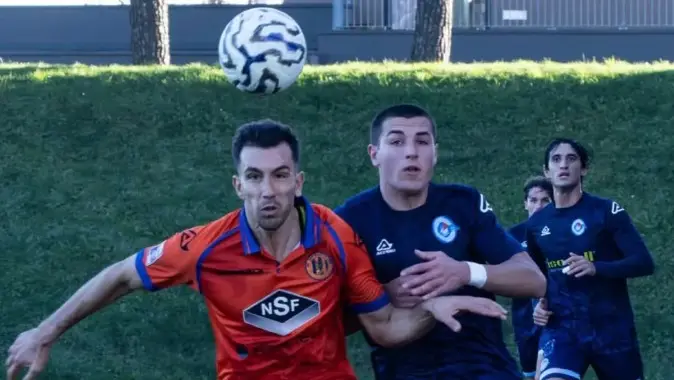 Uno scatto della sfida tra Albinoleffe e Ospitaletto - Foto Instagram ucalbinoleffe