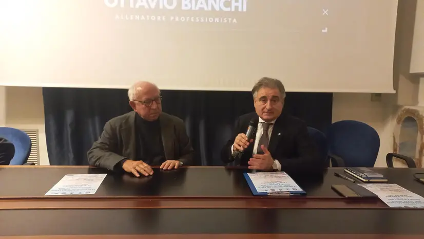 Ottavio Bianchi con Gian Paolo Dosselli - © www.giornaledibrescia.it