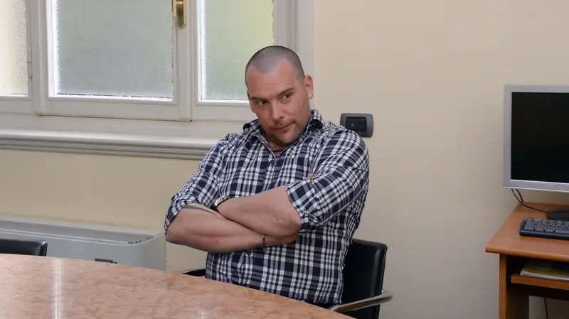 Oscar Maggi, ex operaio della fonderia Bozzoli di Marcheno - Foto Marco Ortogni Neg © www.giornaledibrescia.it