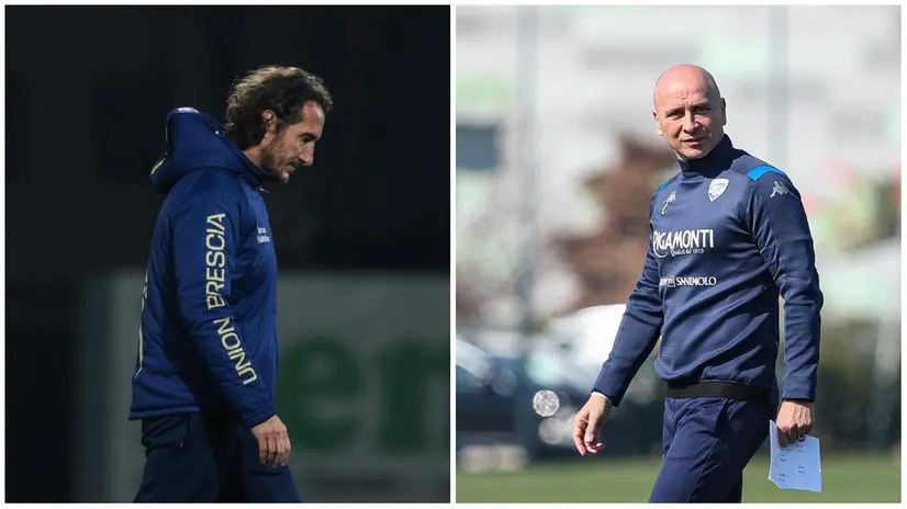 Aimo Diana ed Eugenio Corini - © www.giornaledibrescia.it