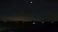 Un'immagine del bolide tratta da un video