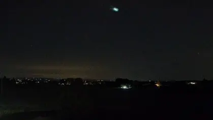 Un'immagine del bolide tratta da un video