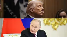 Donald Trump e Vladimir Putin - Foto Ansa © www.giornaledibrescia.it
