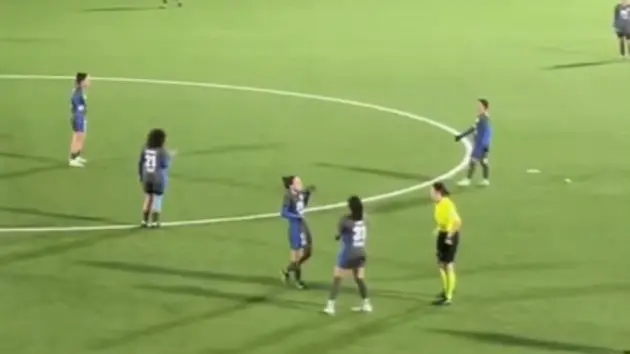 Un frame tratto dal match di Coppa Italia Moncalieri-Pro Palazzolo