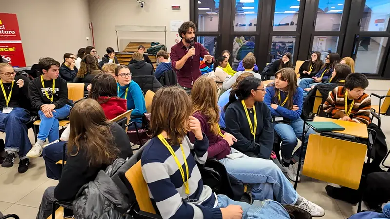 Gli studenti del Pcto a lezione con Matteo Villa e Loreta Minutilli