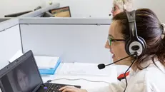 Un esempio di visita a distanza con la telemedicina - © www.giornaledibrescia.it