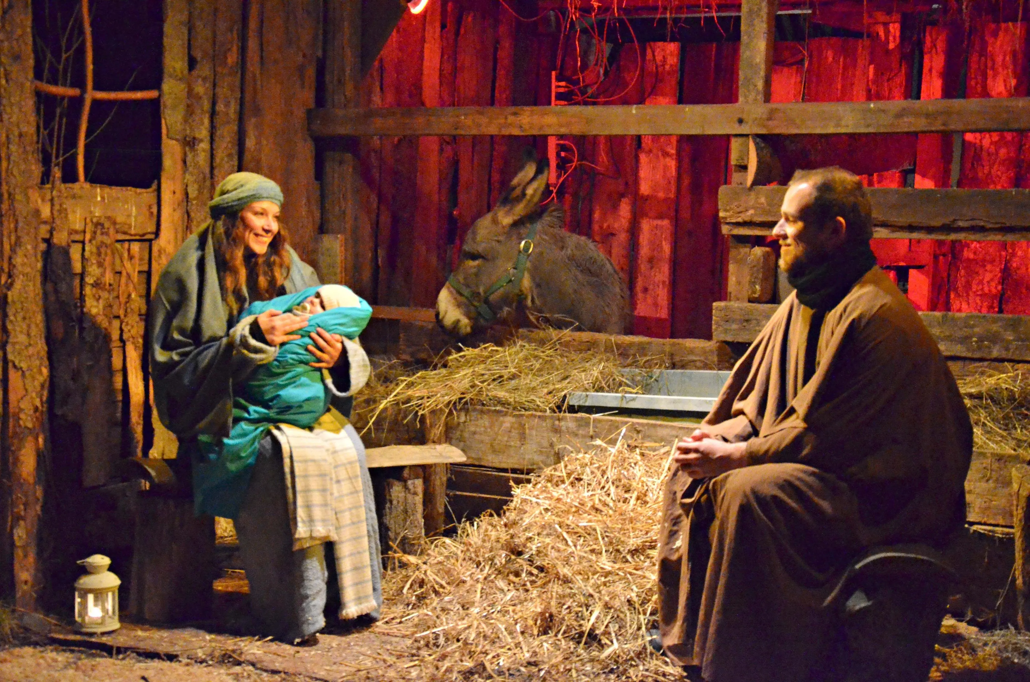 In una foto d’archivio, la rappresentazione del Presepe vivente al Villaggio Violino