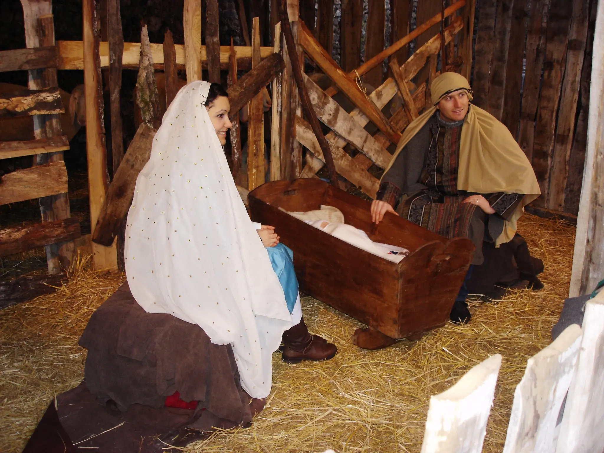 Figuranti per il presepe vivente che si allestirà a Castiglione delle Stiviere