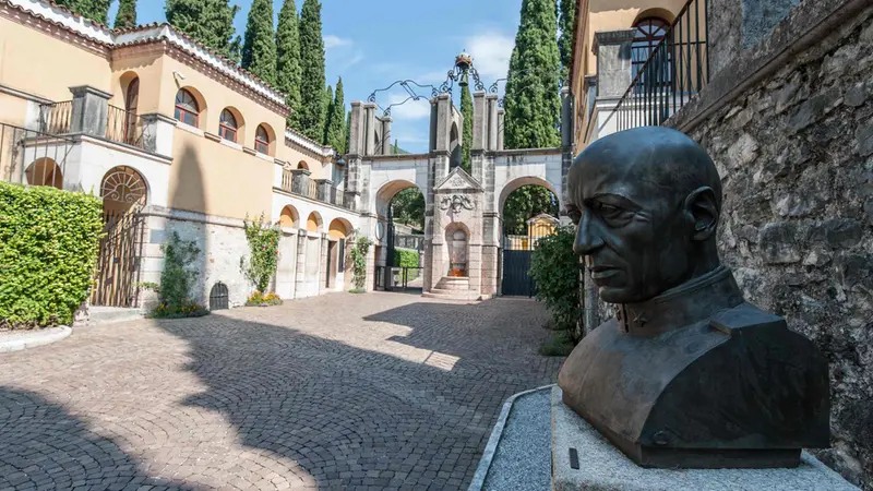 L'ingresso al Vittoriale di Gardone Riviera