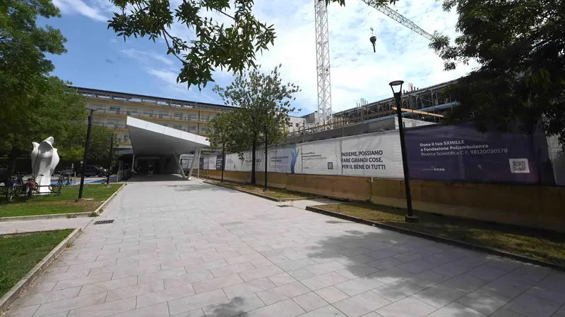 L'ingresso alla Poliambulanza