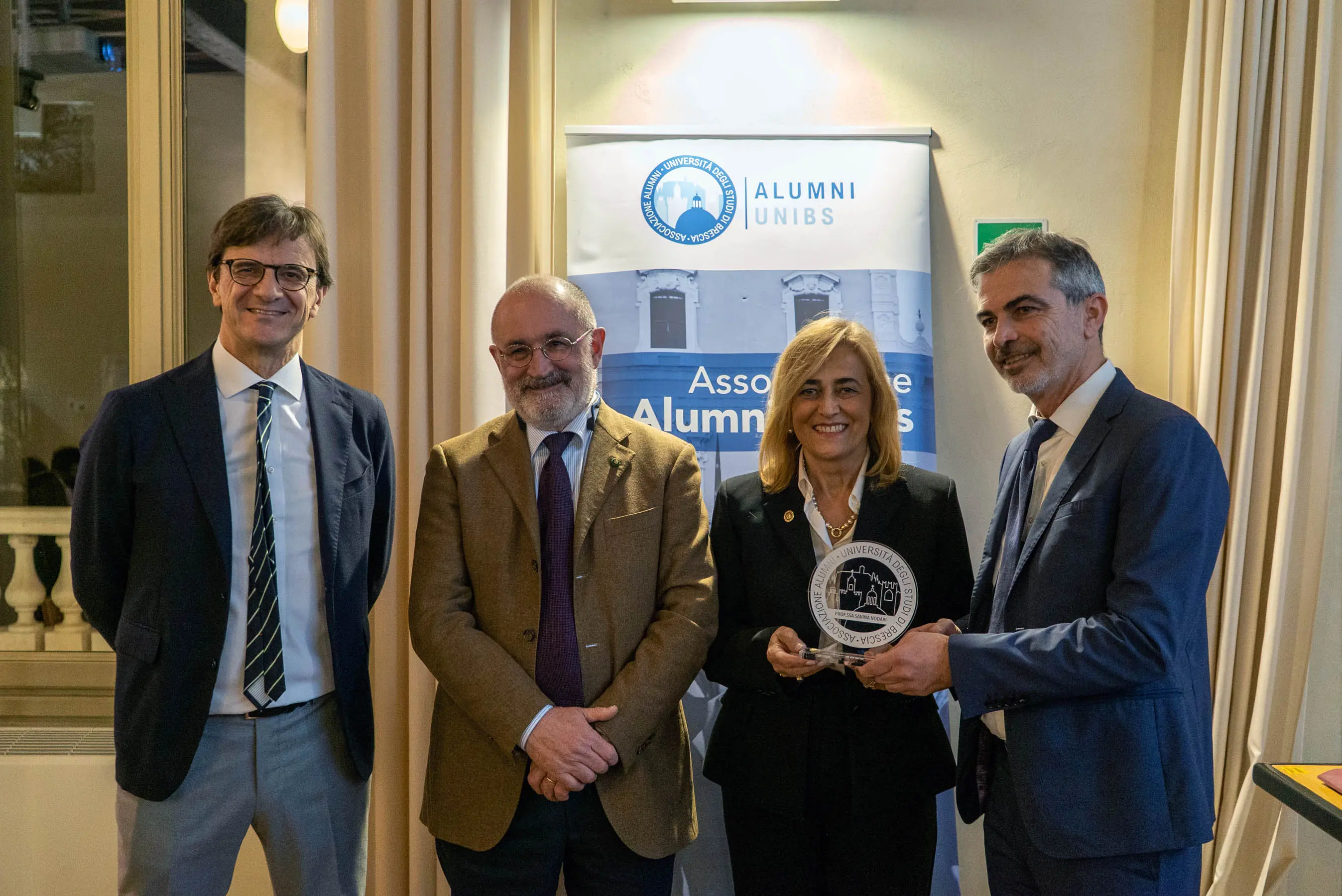 CRONACA BRESCIA PREMIO ALUMNA DELLA’ANNO A SAVINA NODARI PER BERNARDO 09-12-2025 MARCO ORTOGNI NEW EDEN GROUP