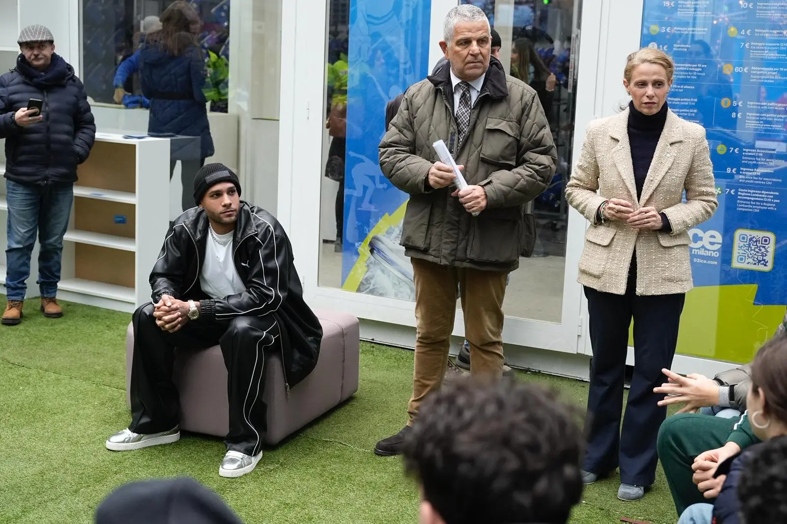 Marcell Jacobs, Attilio Fontana e Debora Massari incontrano gli atleti a Palazzo Lombardia