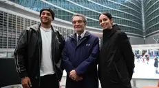 Marcell Jacobs, Attilio Fontana e Debora Massari incontrano gli atleti a Palazzo Lombardia