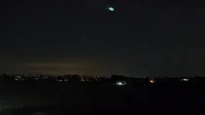 Un'immagine del bolide tratta da un video