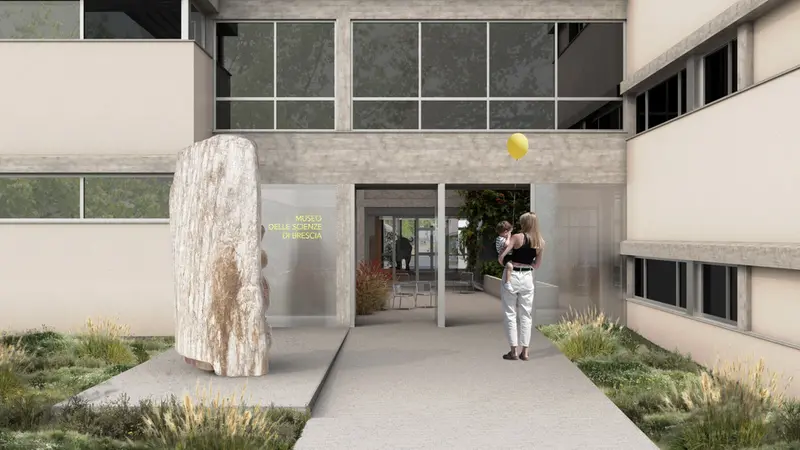 Il futuro ingresso sarà dal parco