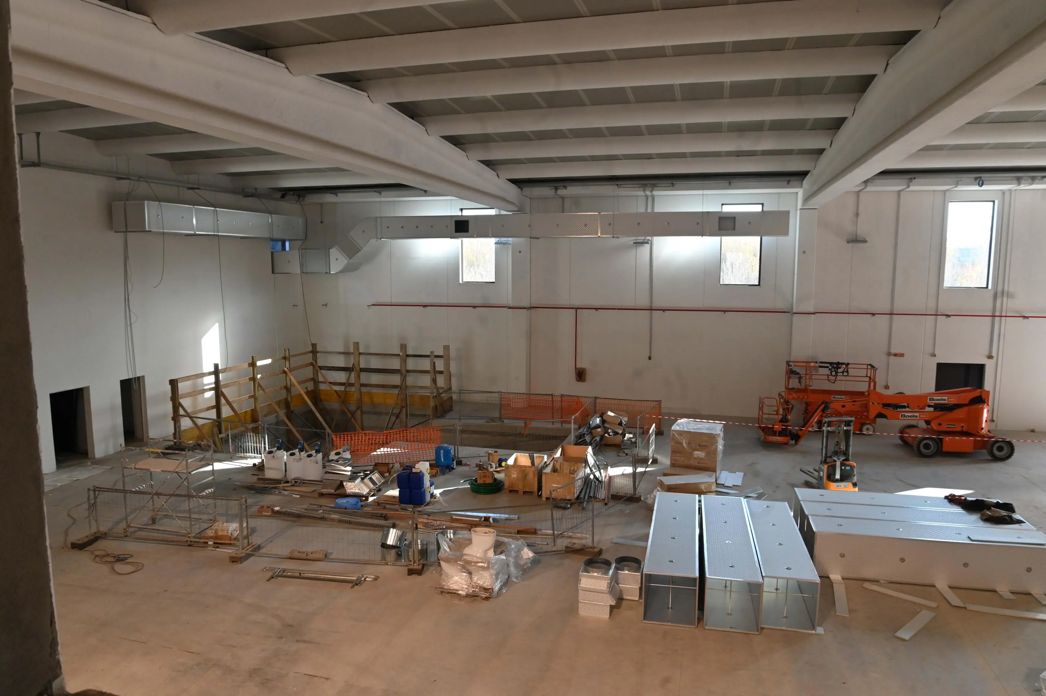 I lavori per i due nuovi impianti sportivi