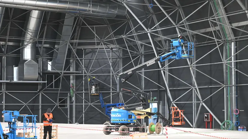 I lavori per i due nuovi impianti sportivi