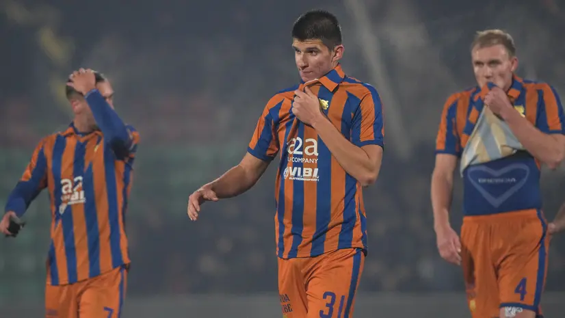 La delusione a fine gara: da sinistra Di Molfetta, Leporini e Sorensen - Foto New Reporter © www.giornaledibrescia.it