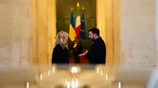 Il presidente dell'Ucraina Zelensky e la premier italiana Meloni - Foto Ansa © www.giornaledibrescia.it