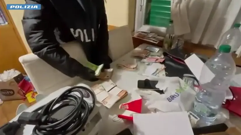 Un momento dei sequestri