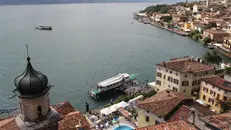 Una veduta di Limone sul Garda