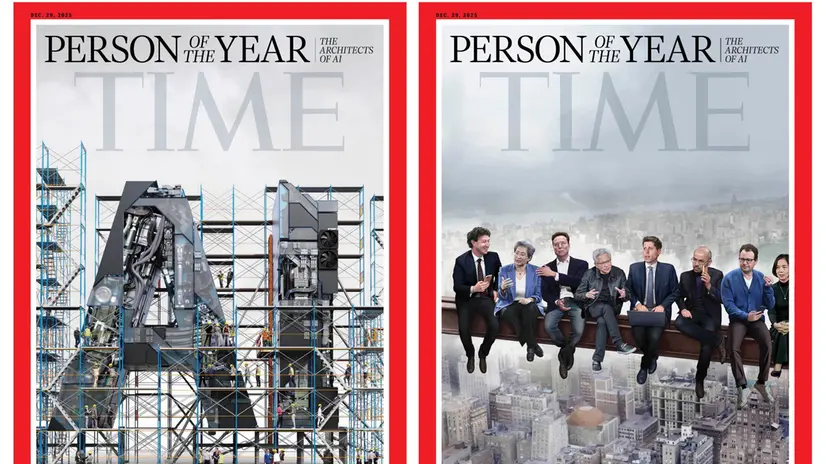 Le copertine del Time dedicate all'AI come Persona dell'anno 2025