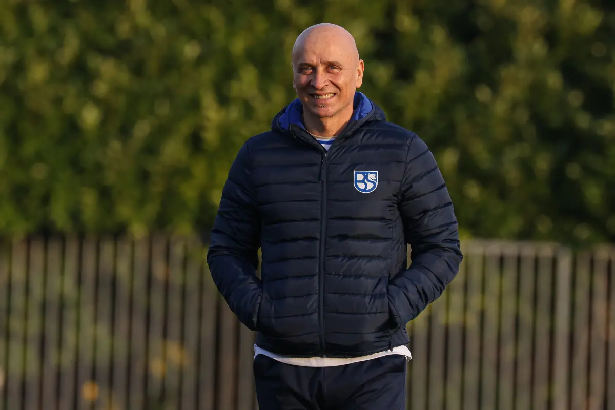 Sport Calcio Salò Serie C Primo allenamento Eugenio Corini all’Union Brescia nella foto Eugenio Corini (Head coach Union Brescia) 11/12/2025 nicoli@newreporter