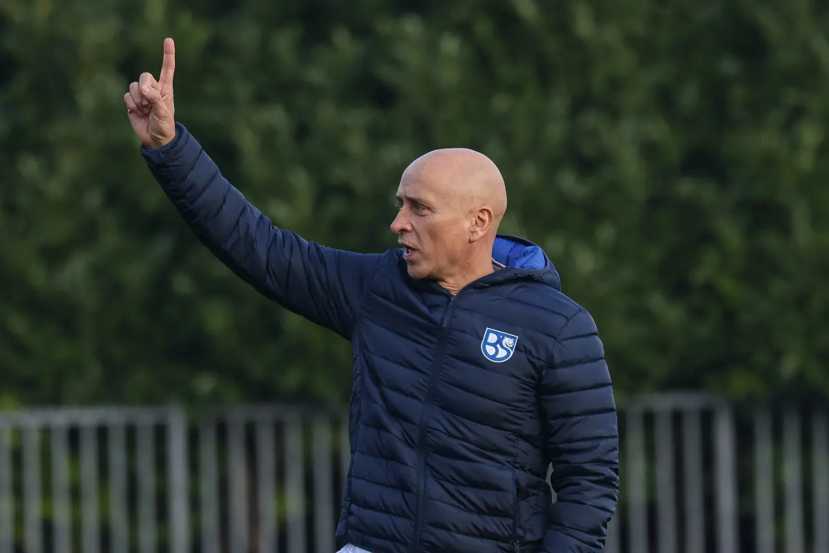 Sport Calcio Salò Serie C Primo allenamento Eugenio Corini all’Union Brescia nella foto Eugenio Corini (Head coach Union Brescia) 11/12/2025 nicoli@newreporter