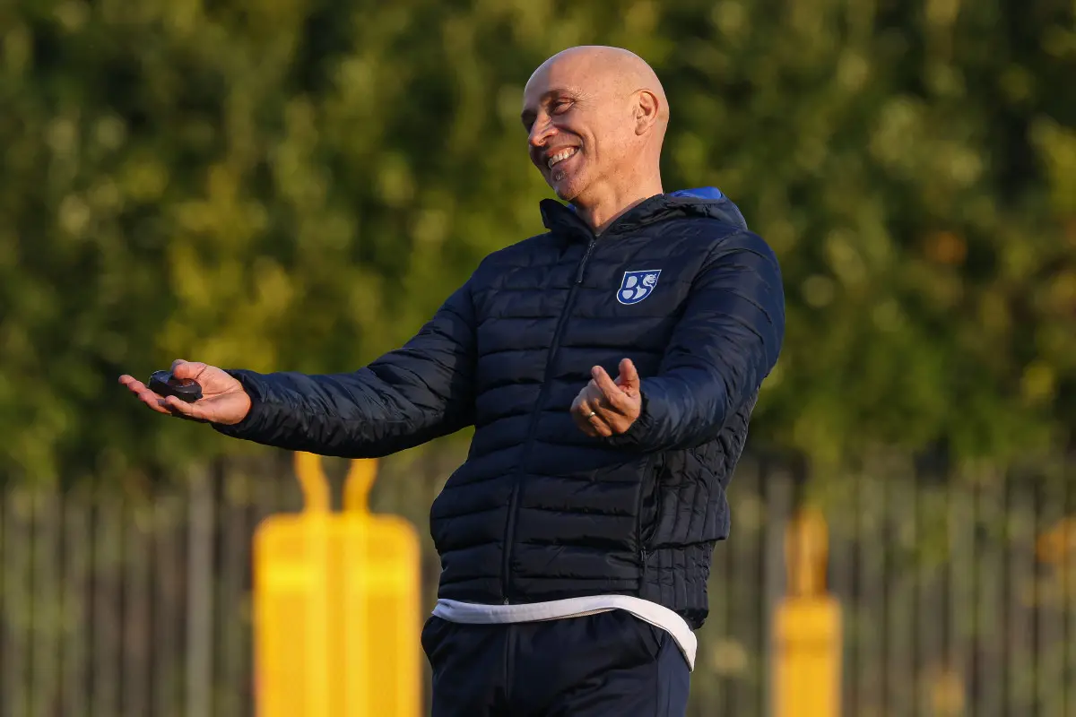 Sport Calcio Salò Serie C Primo allenamento Eugenio Corini all’Union Brescia nella foto Eugenio Corini (Head coach Union Brescia) 11/12/2025 nicoli@newreporter