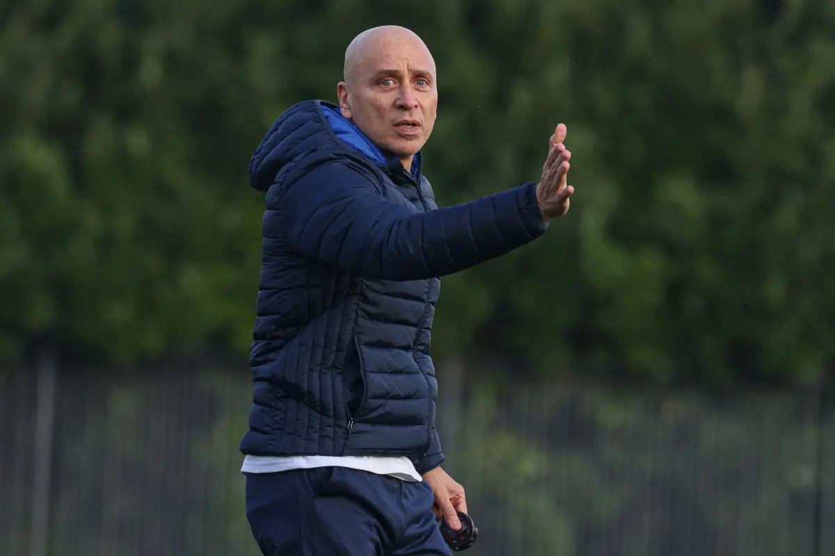 Sport Calcio Salò Serie C Primo allenamento Eugenio Corini all’Union Brescia nella foto Eugenio Corini (Head coach Union Brescia) 11/12/2025 nicoli@newreporter