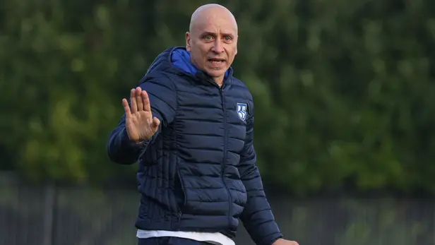 Sport Calcio Salò Serie C Primo allenamento Eugenio Corini all’Union Brescia nella foto Eugenio Corini (Head coach Union Brescia) 11/12/2025 nicoli@newreporter