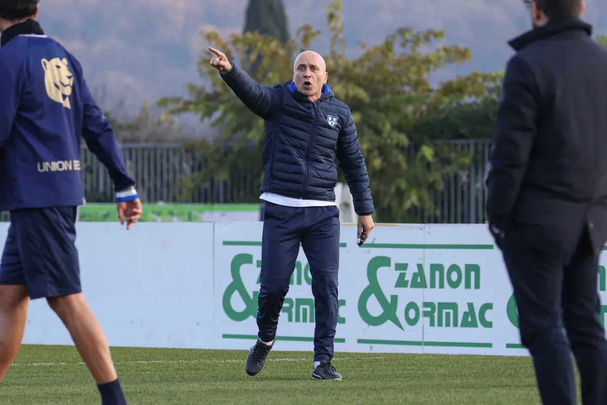 Sport Calcio Salò Serie C Primo allenamento Eugenio Corini all’Union Brescia nella foto Eugenio Corini (Head coach Union Brescia) 11/12/2025 nicoli@newreporter