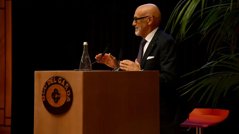 Il presidente Franco Tamburini - © www.giornaledibrescia.it