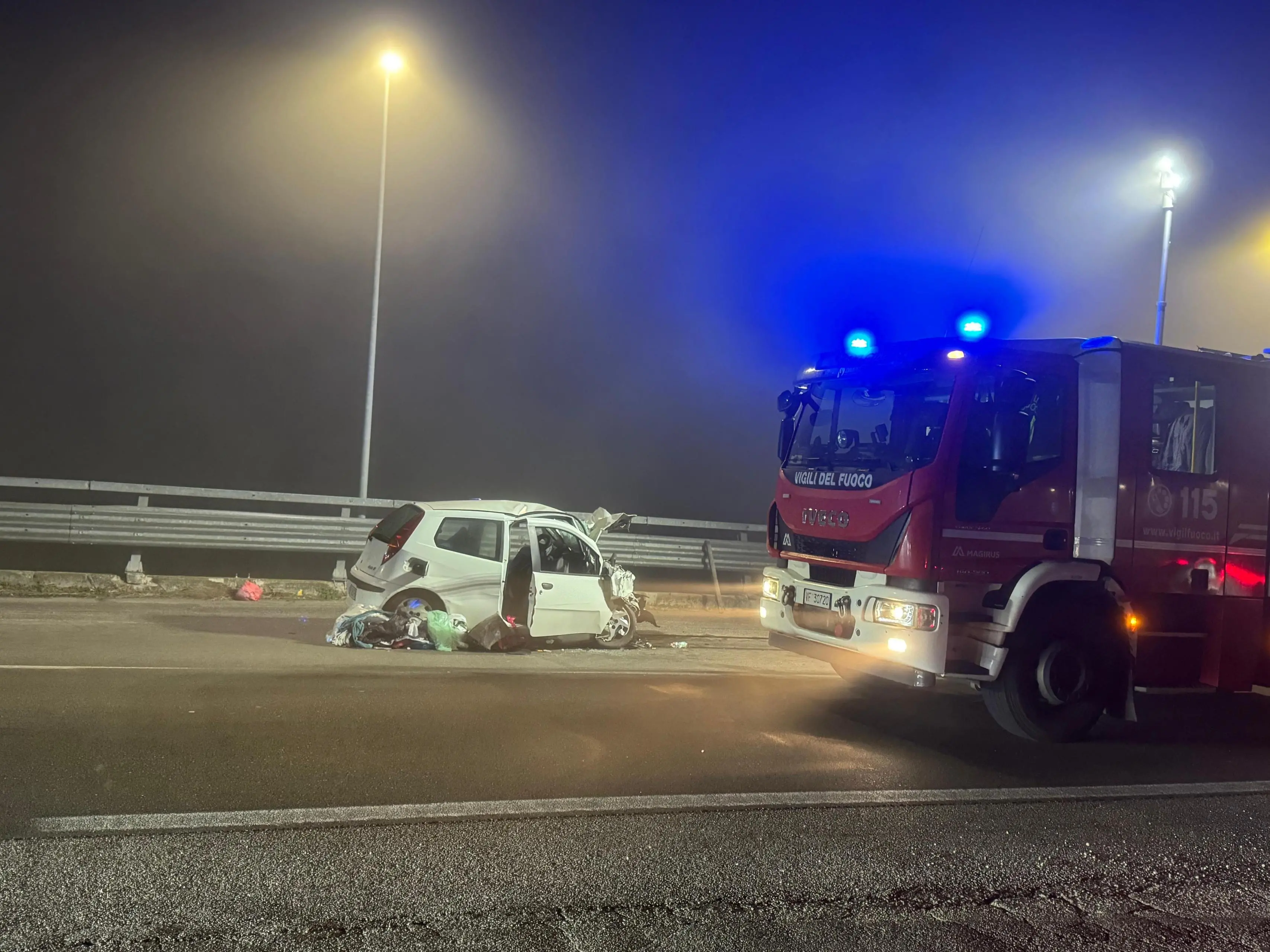 L'incidente a Montichiari