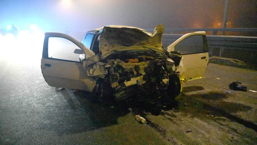 L'incidente a Montichiari
