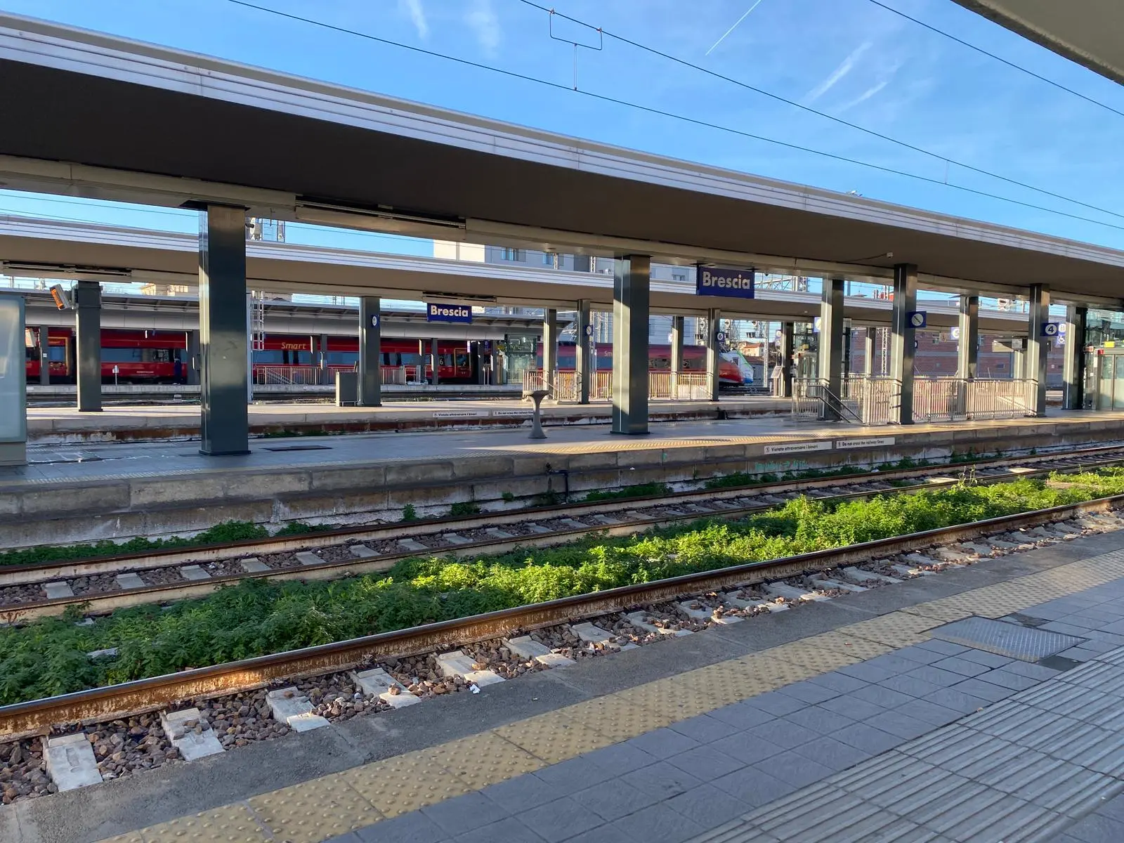 Sciopero generale: la stazione dei treni di Brescia
