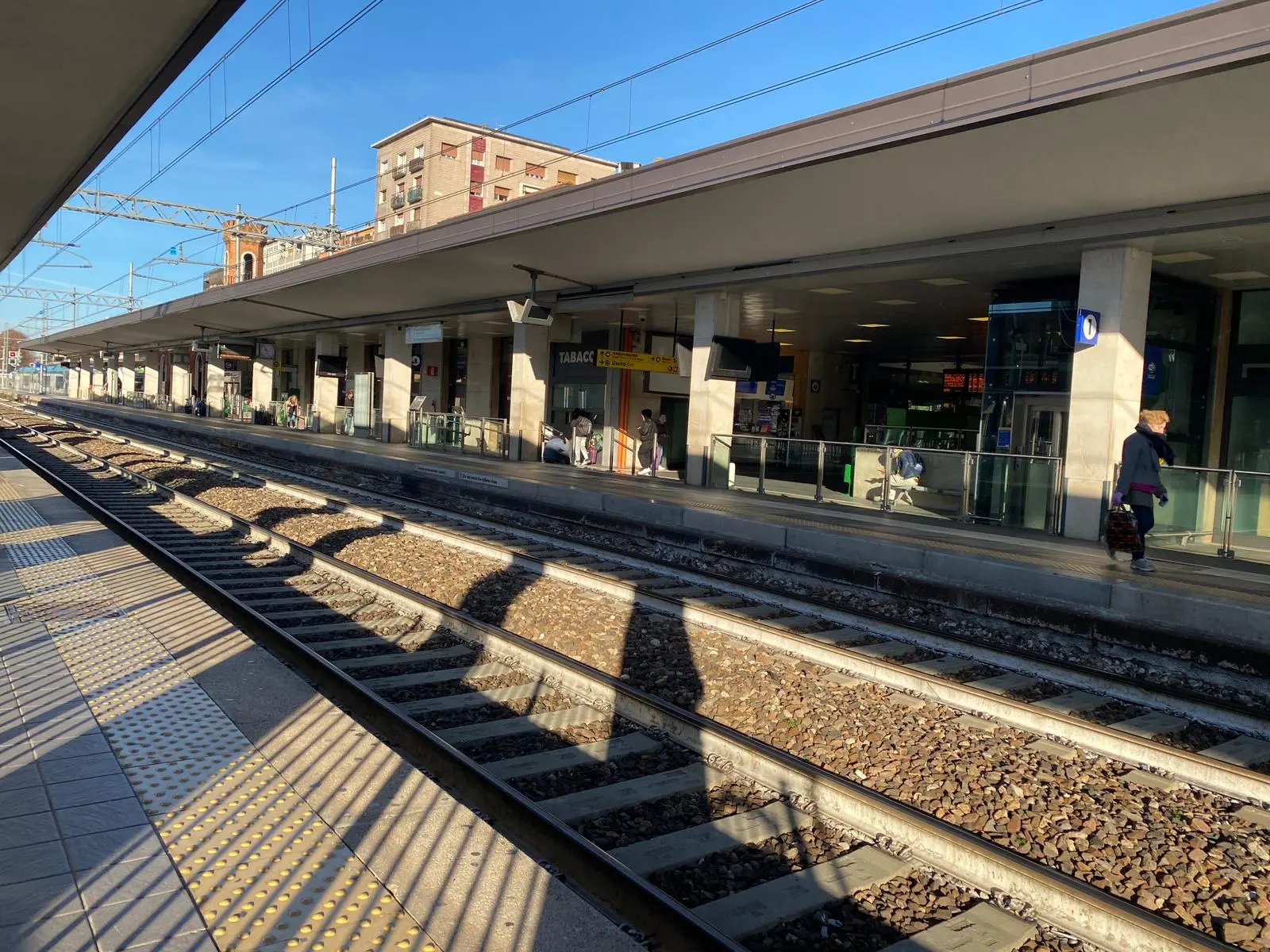 Sciopero generale: la stazione dei treni di Brescia