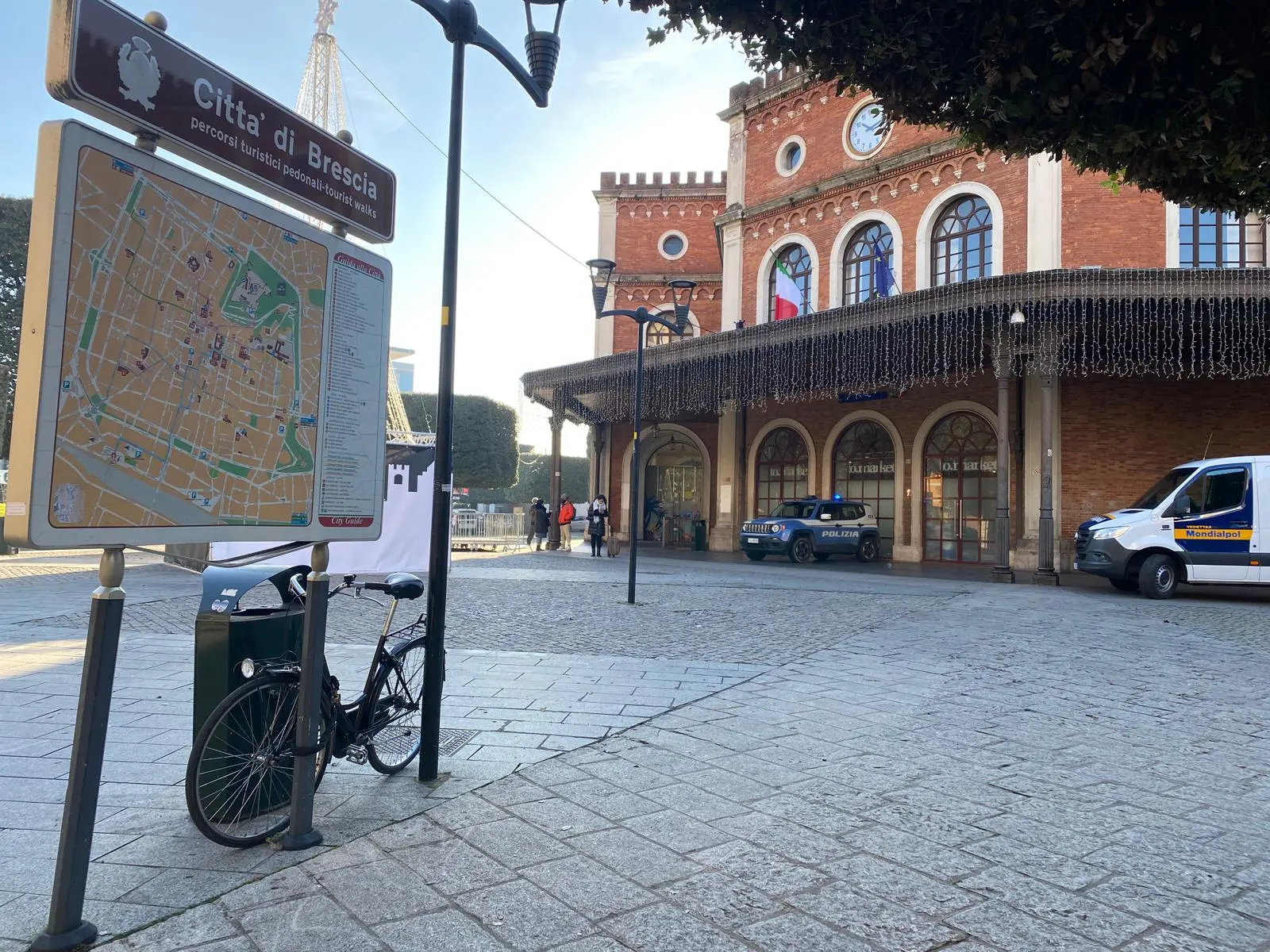 Sciopero generale: la stazione dei treni di Brescia