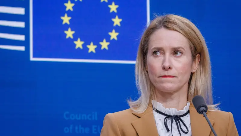 Kaja Kallas - Foto Epa/Olivier Matthys © www.giornaledibrescia.it