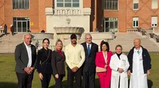 Marcell Jacobs al Civile per portare doni ai bambini ricoverati