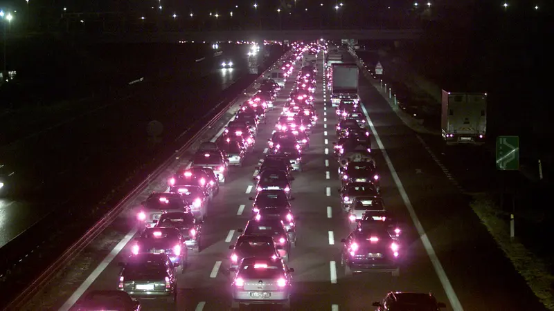 L'A4 di notte - © www.giornaledibrescia.it