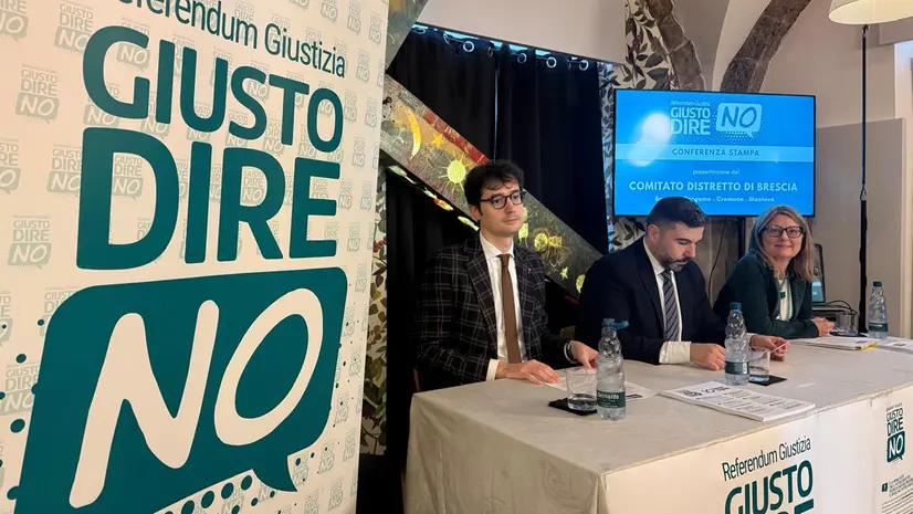 La presentazione del «Comitato giusto dire No» - © www.giornaledibrescia.it
