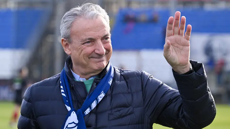 Giuseppe Pasini, presidente dell'Union Brescia - Foto New Reporter Pasotti © www.giornaledibrescia.it