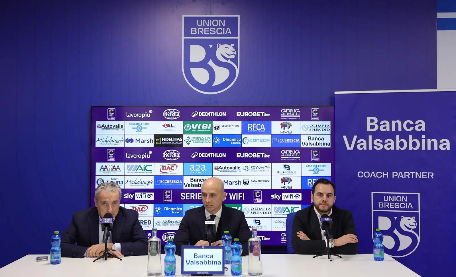 Union Brescia, la presentazione di Corini