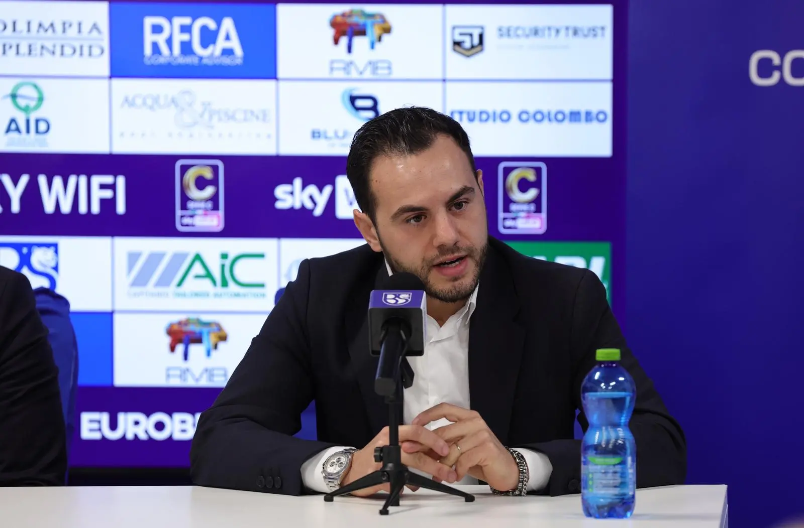 Union Brescia, la presentazione di Corini