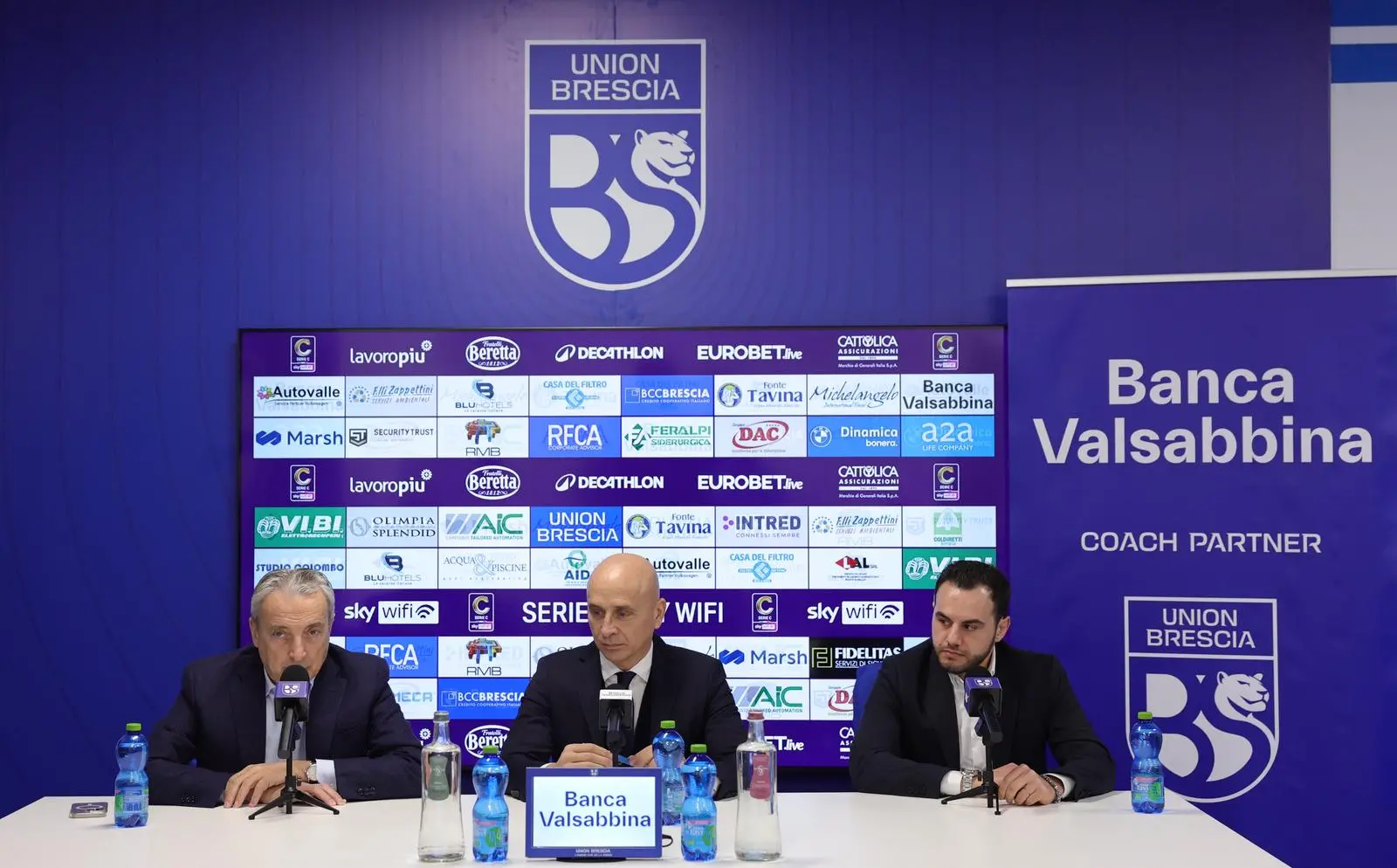 Union Brescia, la presentazione di Corini